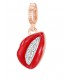 ROSATO Mouth-shaped charm. Silver. RZ127.